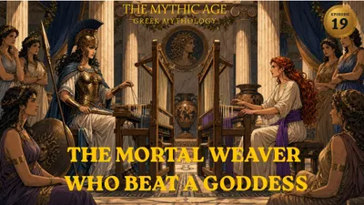 #19 Greek Mythology Explained — The Mortal Weaver Who Beat a Goddess